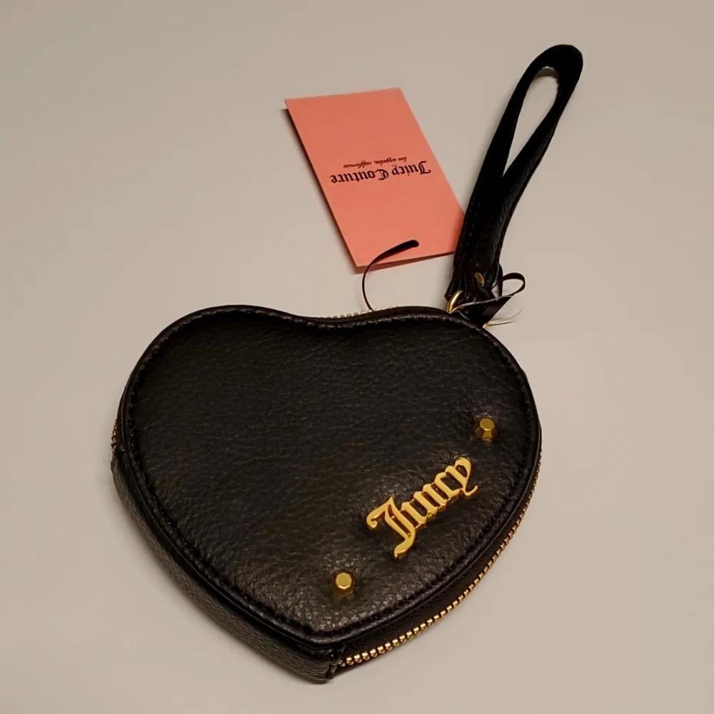 Juicy Couture Heart Shaped Coin Purse - Picture 1 of 6